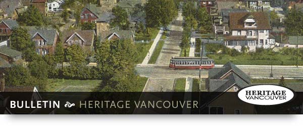 Heritage Vancouver - Bulletin