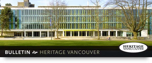 Heritage Vancouver - Bulletin